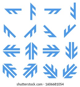 16 Arrow Icons #2 - Flat