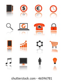 16 business icons set