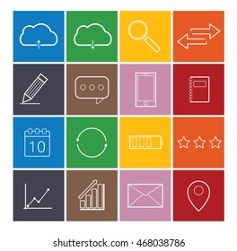 16 Business and Technology Icons