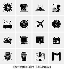 16 Business Universal Icons Vector. Creative Icon Illustration to use in web and Mobile Related project.