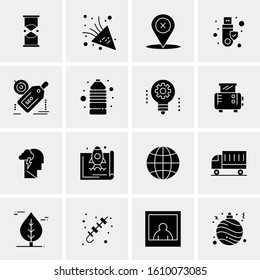 16 Business Universal Icons Vector. Creative Icon Illustration to use in web and Mobile Related project.