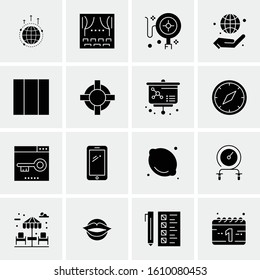 16 Business Universal Icons Vector. Creative Icon Illustration to use in web and Mobile Related project.