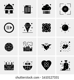 16 Business Universal Icons Vector. Creative Icon Illustration to use in web and Mobile Related project.