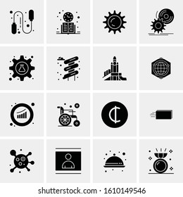 16 Business Universal Icons Vector. Creative Icon Illustration to use in web and Mobile Related project.