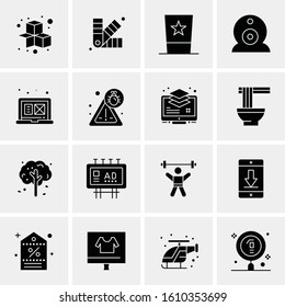 16 Business Universal Icons Vector. Creative Icon Illustration to use in web and Mobile Related project.