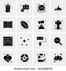 16 Business Universal Icons Vector. Creative Icon Illustration to use in web and Mobile Related project.