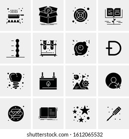 16 Business Universal Icons Vector. Creative Icon Illustration to use in web and Mobile Related project.