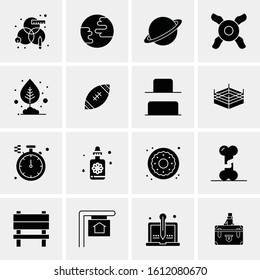 16 Business Universal Icons Vector. Creative Icon Illustration to use in web and Mobile Related project.