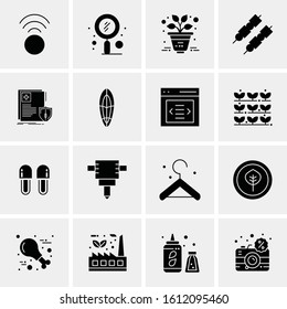 16 Business Universal Icons Vector. Creative Icon Illustration to use in web and Mobile Related project.