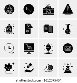 16 Business Universal Icons Vector. Creative Icon Illustration to use in web and Mobile Related project.