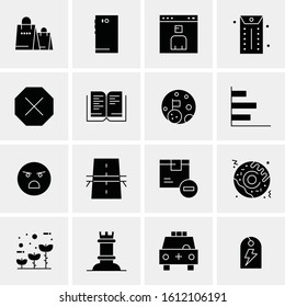 16 Business Universal Icons Vector. Creative Icon Illustration to use in web and Mobile Related project.