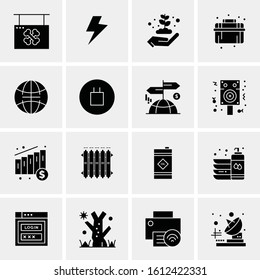 16 Business Universal Icons Vector. Creative Icon Illustration to use in web and Mobile Related project.