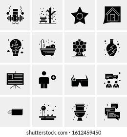 16 Business Universal Icons Vector. Creative Icon Illustration to use in web and Mobile Related project.