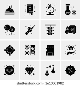 16 Business Universal Icons Vector. Creative Icon Illustration to use in web and Mobile Related project.
