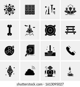 16 Business Universal Icons Vector. Creative Icon Illustration to use in web and Mobile Related project.