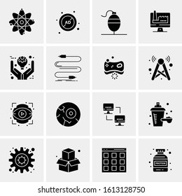 16 Business Universal Icons Vector. Creative Icon Illustration to use in web and Mobile Related project.