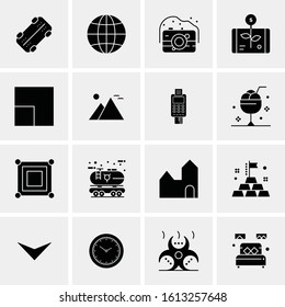 16 Business Universal Icons Vector. Creative Icon Illustration to use in web and Mobile Related project.