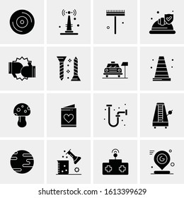 16 Business Universal Icons Vector. Creative Icon Illustration to use in web and Mobile Related project.