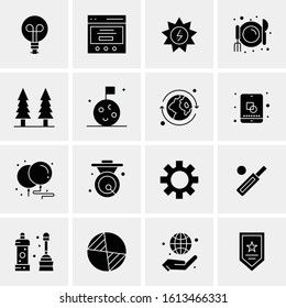 16 Business Universal Icons Vector. Creative Icon Illustration to use in web and Mobile Related project.
