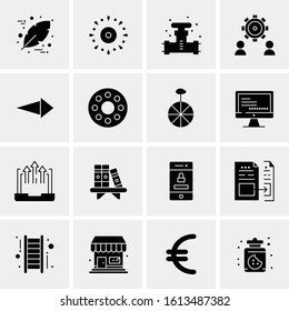 16 Business Universal Icons Vector. Creative Icon Illustration to use in web and Mobile Related project.