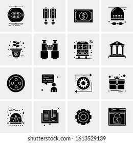 16 Business Universal Icons Vector. Creative Icon Illustration to use in web and Mobile Related project.