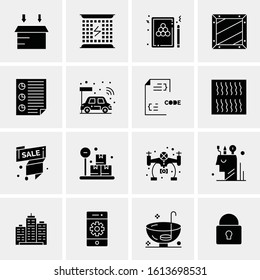 16 Business Universal Icons Vector. Creative Icon Illustration to use in web and Mobile Related project.