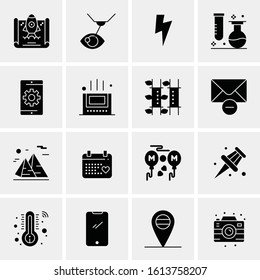 16 Business Universal Icons Vector. Creative Icon Illustration to use in web and Mobile Related project.