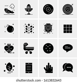 16 Business Universal Icons Vector. Creative Icon Illustration to use in web and Mobile Related project.