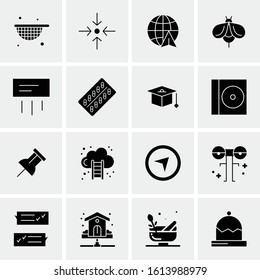 16 Business Universal Icons Vector. Creative Icon Illustration to use in web and Mobile Related project.