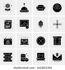 16 Business Universal Icons Vector. Creative Icon Illustration to use in web and Mobile Related project.