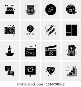 16 Business Universal Icons Vector. Creative Icon Illustration to use in web and Mobile Related project.
