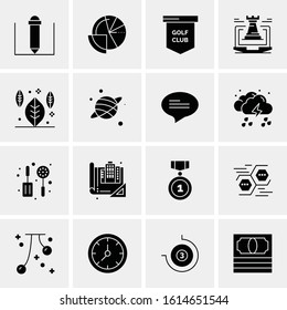 16 Business Universal Icons Vector. Creative Icon Illustration to use in web and Mobile Related project.