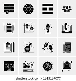 16 Business Universal Icons Vector. Creative Icon Illustration to use in web and Mobile Related project.