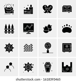 16 Business Universal Icons Vector. Creative Icon Illustration to use in web and Mobile Related project.