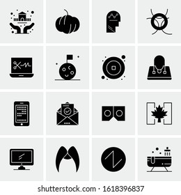 16 Business Universal Icons Vector. Creative Icon Illustration to use in web and Mobile Related project.