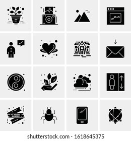 16 Business Universal Icons Vector. Creative Icon Illustration to use in web and Mobile Related project.