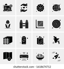 16 Business Universal Icons Vector. Creative Icon Illustration to use in web and Mobile Related project.