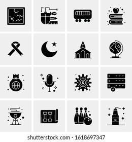 16 Business Universal Icons Vector. Creative Icon Illustration to use in web and Mobile Related project.
