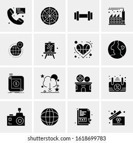 16 Business Universal Icons Vector. Creative Icon Illustration to use in web and Mobile Related project.