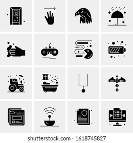 16 Business Universal Icons Vector. Creative Icon Illustration to use in web and Mobile Related project.