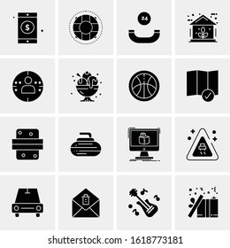 16 Business Universal Icons Vector. Creative Icon Illustration to use in web and Mobile Related project.