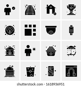 16 Business Universal Icons Vector. Creative Icon Illustration to use in web and Mobile Related project.