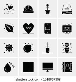 16 Business Universal Icons Vector. Creative Icon Illustration to use in web and Mobile Related project.