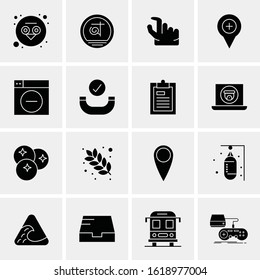 16 Business Universal Icons Vector. Creative Icon Illustration to use in web and Mobile Related project.
