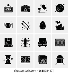 16 Business Universal Icons Vector. Creative Icon Illustration to use in web and Mobile Related project.