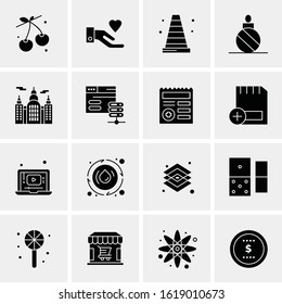 16 Business Universal Icons Vector. Creative Icon Illustration to use in web and Mobile Related project.