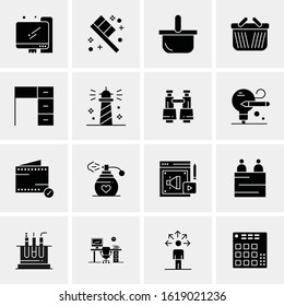 16 Business Universal Icons Vector. Creative Icon Illustration to use in web and Mobile Related project.