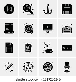 16 Business Universal Icons Vector. Creative Icon Illustration to use in web and Mobile Related project.