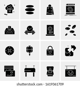 16 Business Universal Icons Vector. Creative Icon Illustration to use in web and Mobile Related project.