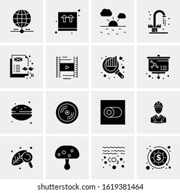 16 Business Universal Icons Vector. Creative Icon Illustration to use in web and Mobile Related project.